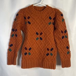 ZARA kids limited edition wool blend sweater sz 6/7